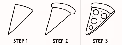 Pizza Slice doodle