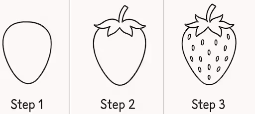 Strawberry doodle
