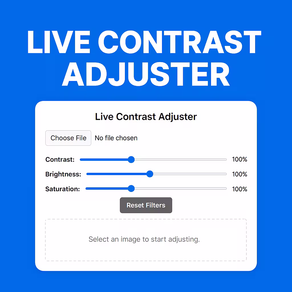 live contrast adjuster